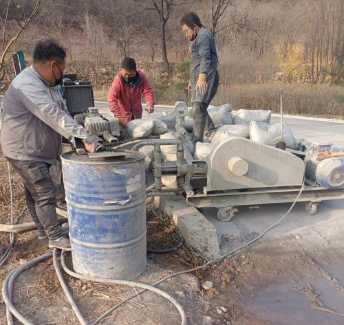 凤翔路面下沉注浆